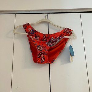 Women's Large Leafy Floral Print Medium Coverage Bikini Bottom - RHODE x Target